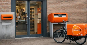 PostNL servicepunt met brievenbus in Wageningen